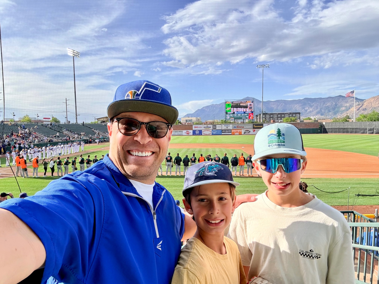 Outdoor Rebel family baseball memory